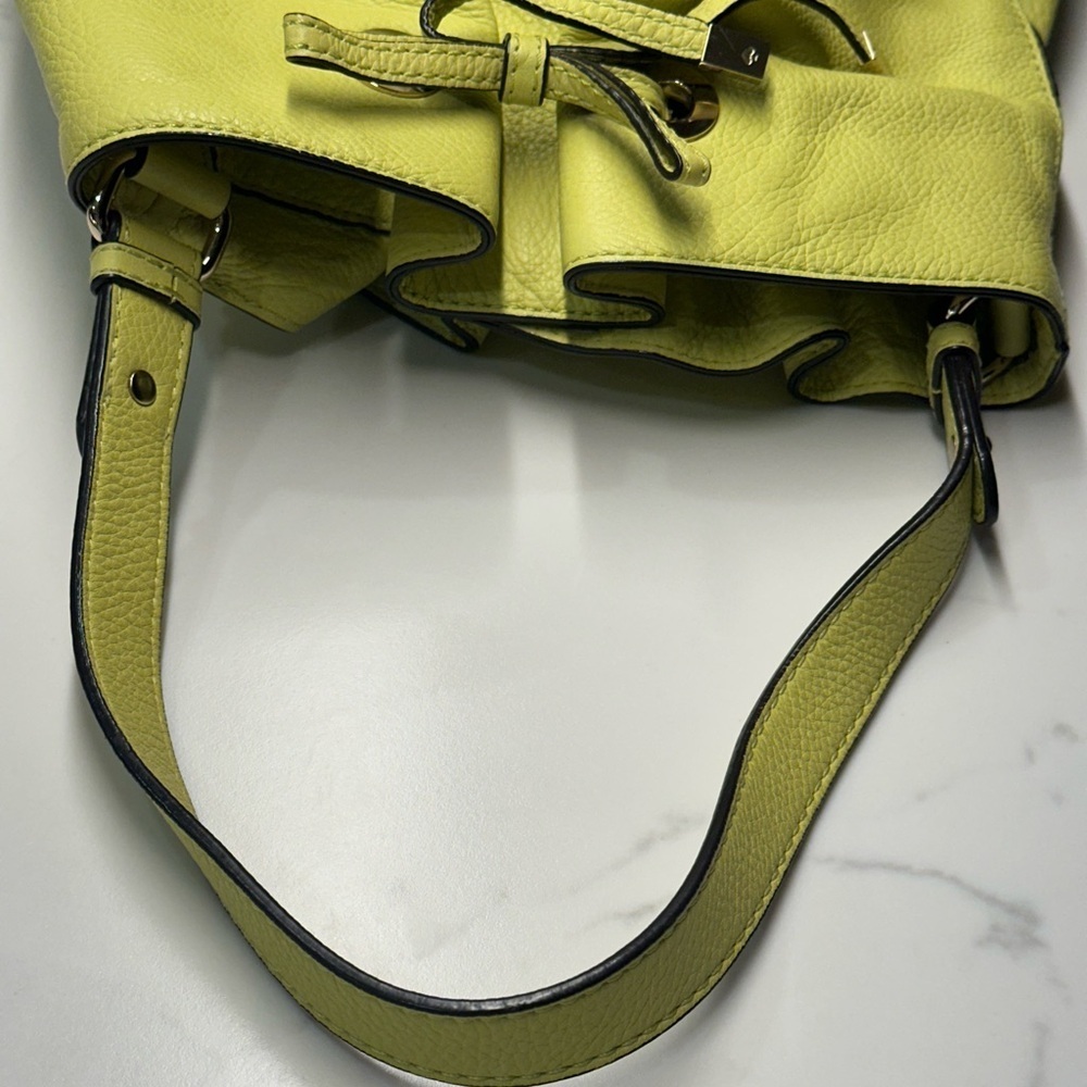 Kate Spade Lime Green Leather Shoulder Bag - Picture 11 of 16